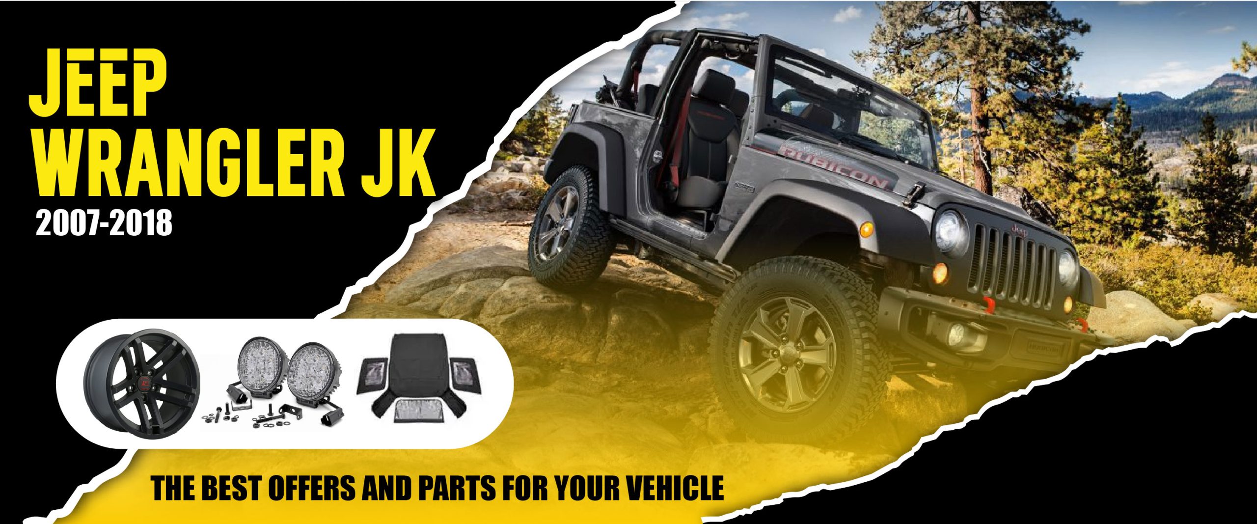 Jeep Wrangler JK 2007-2018 Parts & Accessories