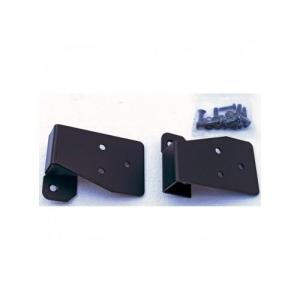 Mirror Relocation Brackets in Black for 2003-2006 Jeep Wrangler TJ