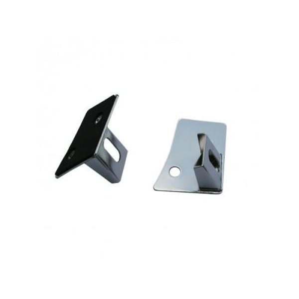 Stainless Steel Windshield Light Brackets for 2007-2018 Jeep Wrangler JK