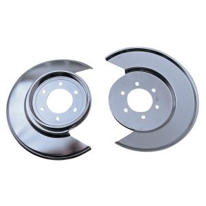 Disc Brake Dust Covers With 6-bolt Caliper Plate For 1976-1978 Jeep CJ-5, CJ-7