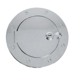 LOCKING FUEL GAS CAP DOOR COVER STAINLESS STEEL 2007-2018 JEEP WRANGLER JK