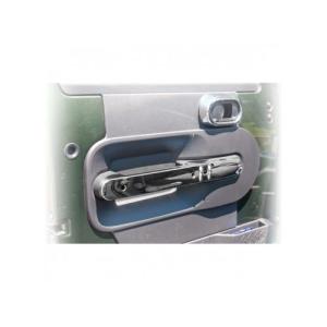 FRONT DOOR HANDLE TRIM CHROME 07-10 JEEP WRANGLER JK