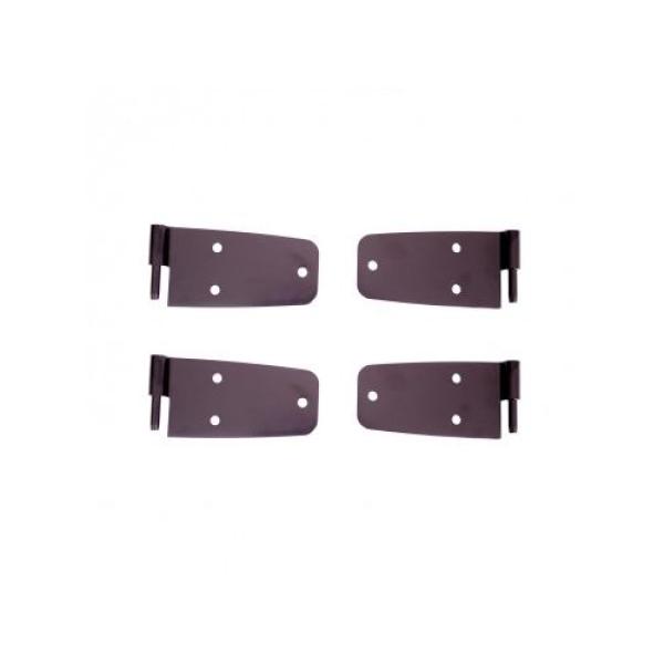 DOOR HINGE KIT BLACK 76-86 JEEP CJ