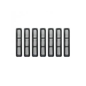 BILLET GRILLE INSERTS BLACK 97-06 JEEP WRANGLER TJ