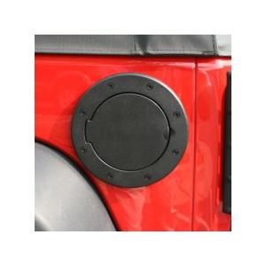 NON-LOCKING FUEL GAS CAP DOOR COVER BLACK 07-16 JEEP WRANGLER JK