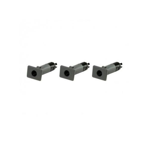 Half Door Insert Set Gray 1987-2006 Jeep Wrangler YJ/TJ