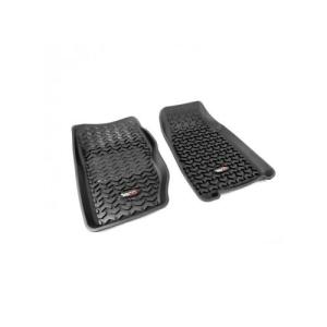 ALL TERRAIN FLOOR LINER FRONT PAIR BLACK 84-01 JEEP CHEROKEE XJ
