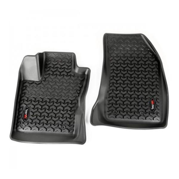 Front Floor Liners Black Pair 2015-2017 Jeep Renegade BU