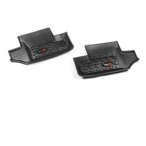 FLOOR LINERS REAR BLACK 2007-2018 JEEP WRANGLER JK