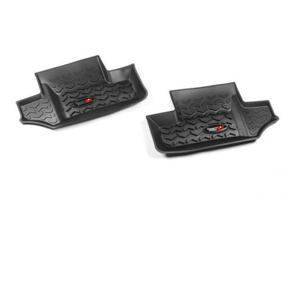 FLOOR LINERS REAR BLACK 2007-2018 JEEP WRANGLER JK