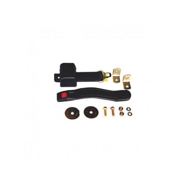 LAP SEAT BELT BLACK 1941-1995 MB GPW CJ2A CJ3A CJ3B M38 M38A1 Truck Station Wagon Jeepster CJ5 CJ6 CJ7 CJ8 Wrangler YJ