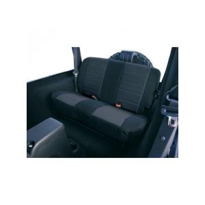 NEOPRENE REAR SEAT COVERS BLACK 97-02 JEEP WRANGLER TJ