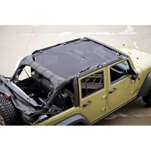 Rugged Ridge Eclipse Sun Shade - Black Mesh Fits