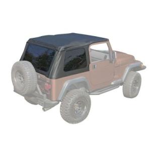 Bowless XHD Soft Top Black Diamond 1997-2006 Jeep Wrangler TJ w/ OE Door Surrounds