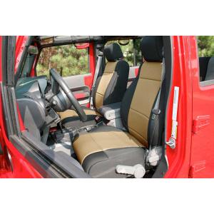COVER ASIENTO JK BLK/TAN FRT