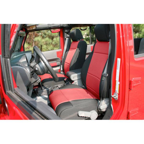 COVER ASIENTO BLK / RED 11-UP