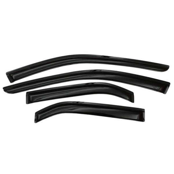 Window Deflector Ventvisor Stick-On Set for 18-24 Jeep Wrangler JL Unlimited and Gladiator JT