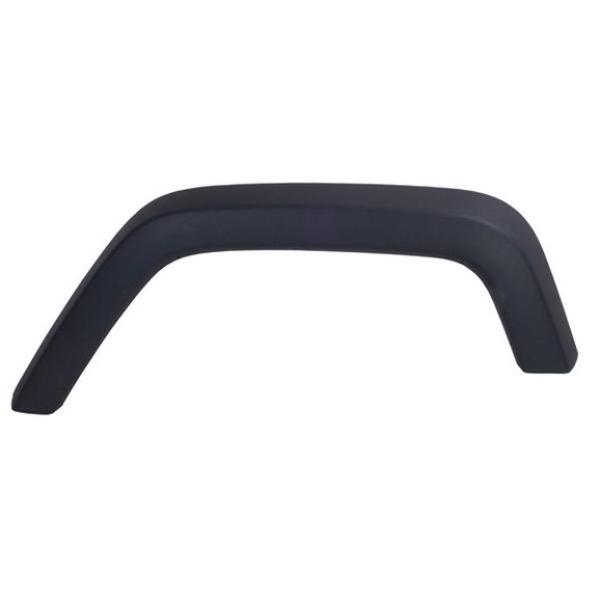 Rear Fender Flare in Textured Black for Driver Side on Jeep Wrangler JK 2007-2018 Rubicon or X Model