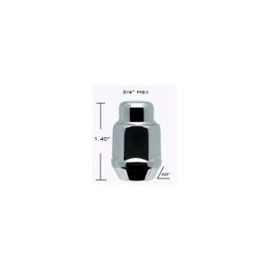 1/2" Bulge Acorn Lug Nut 3/4"