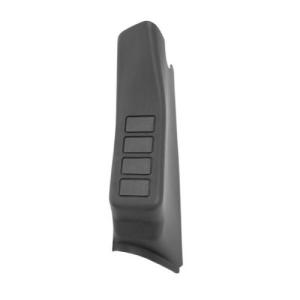 Rugged Ridge A-Pillar Four Switch Pod Left Side - Textured Black 2011-2018 Jeep Wrangler JK
