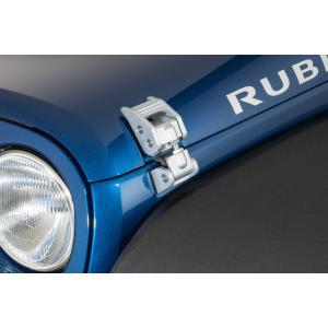 HOOD CATCH SILVER JK 07-13