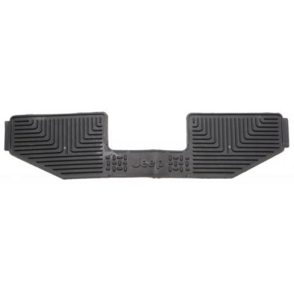 Factory Slush Floor Mat Rear Agate 1 Piece  1997-2002 Jeep Wrangler TJ