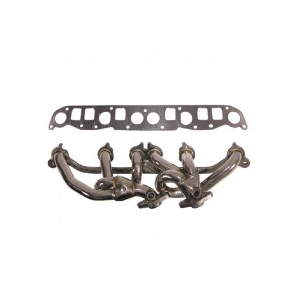 POLISHED STAINLESS STEEL HEADER 00-06 JEEP WRANGLER TJ 4.0L