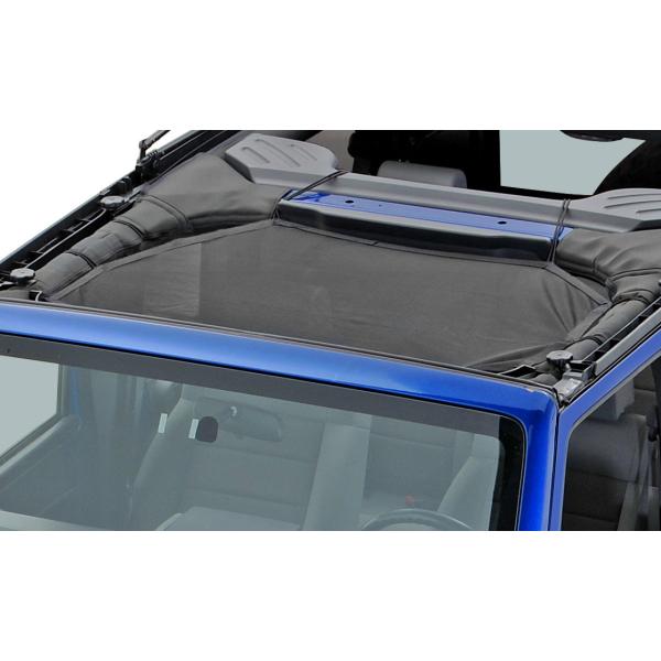 Eclipse Sun Shade in Black for 07-18 Jeep Wrangler JK
