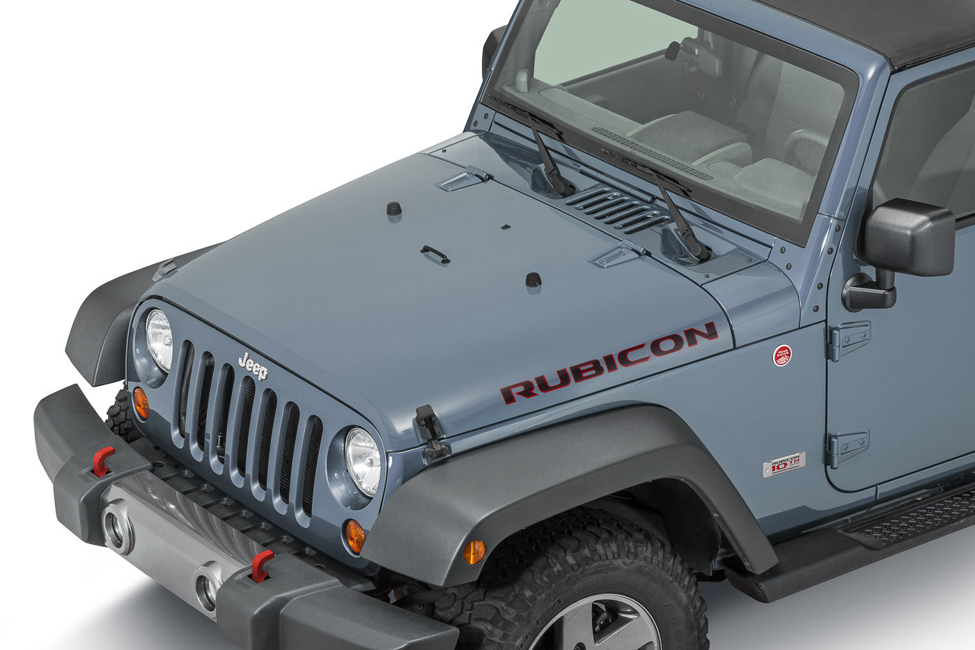 Rubicon 10th Anniversary Hood Decal for Jeep Vehicles - Image 2