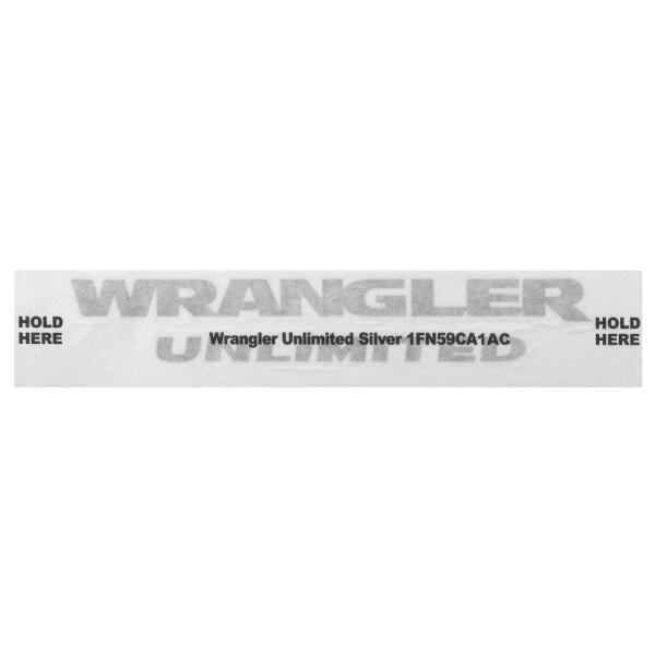 "Wrangler" Decal for Jeep Vehicles - Image 6