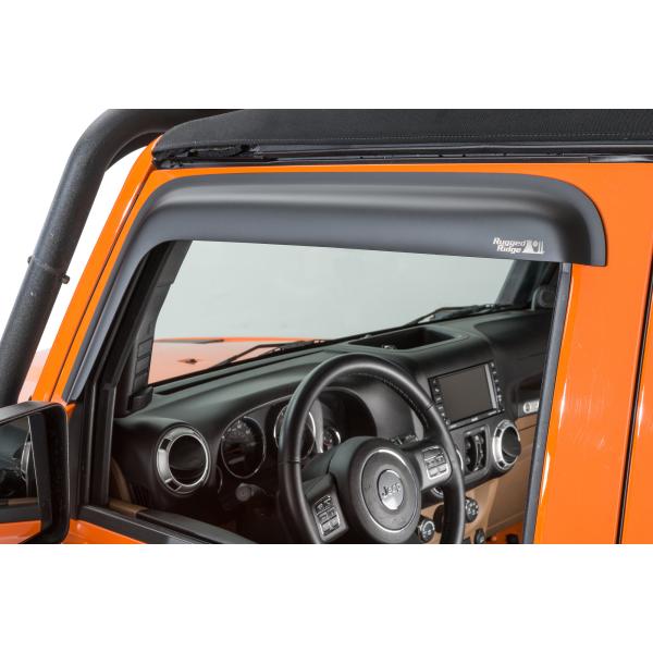WINDOW VISOR 2D BLK MATT 07-16