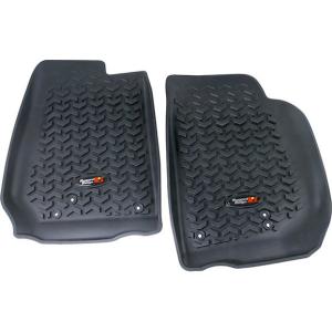 FR FLOOR LINERS BLK JEEP JK 14