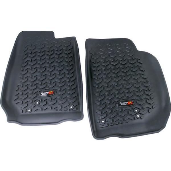 FR FLOOR LINERS BLK JEEP JK 14