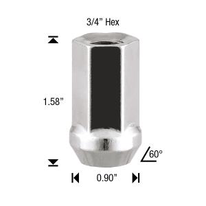 TUERCA 1/2 SPIKE NUT 3/4 CH