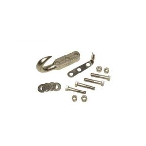 Tow Hook Polished Stainless Steel; 1972-2006 Jeep CJ Wrangler YJ & Wrangler TJ - Kentrol