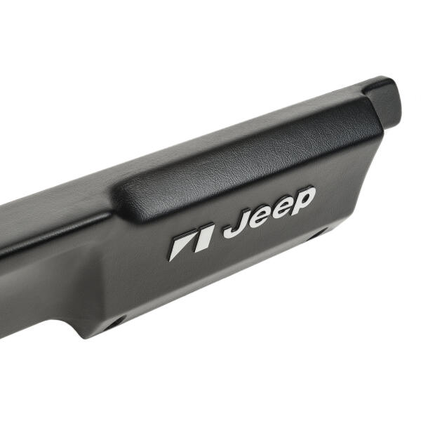 Replacement Jeep Logo Dash Pad in Black for Jeep CJ-5, CJ-7,CJ-8 Scrambler 1976-1986 - Image 3