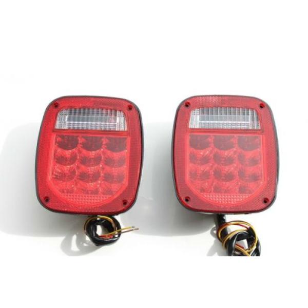 Tail Lamp LED W/Red Lens - Jeep CJ'S 1975-1985 and Jeep Wrangler YJ 1987-1995 (Left and Right)