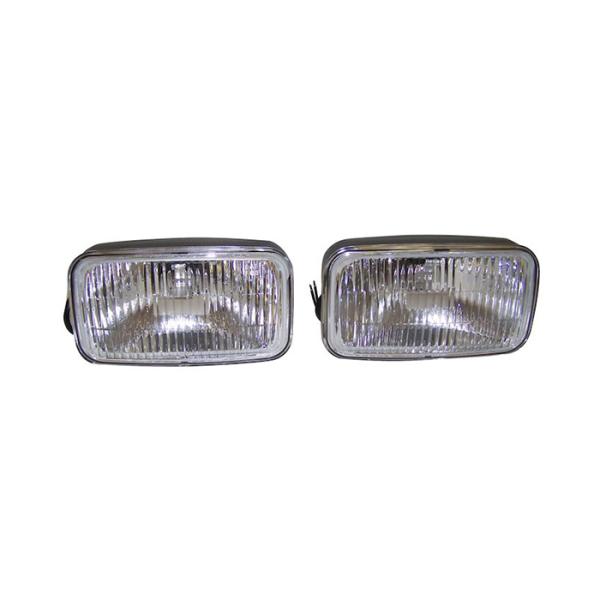 FOG LAMP SET, CLEAR LENS ZJ