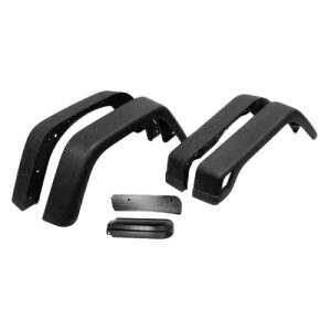 6 PIECE FENDER FLARE KIT 6 PIECE - 7" WIDE OVERSIZE 97-06 WRANGLER TJ & UNLIMITED