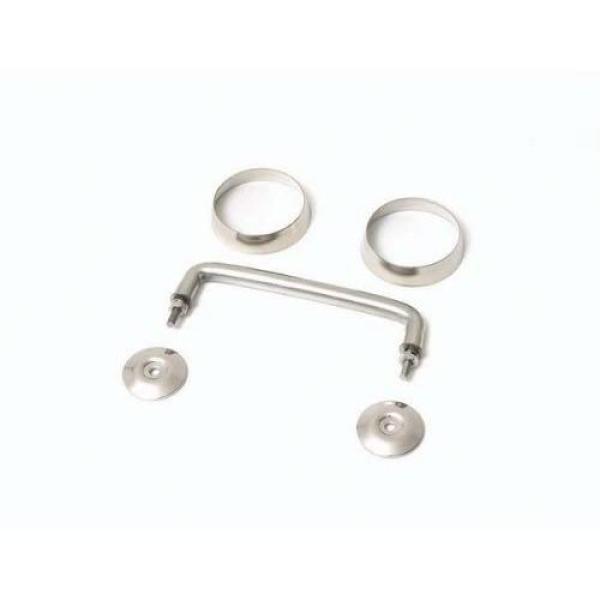 Hood Tie Down Kit in Stainless Steel for 1997-2006 Jeep Wrangler TJ & Unlimited