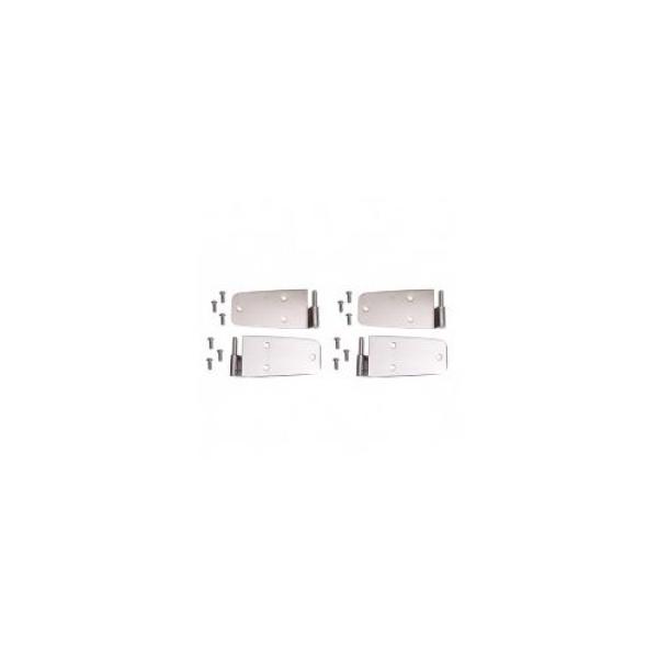 Door Hinge W/Full Doors [Stainless Steel] for Jeep CJ (1976-1986) & YJ (1987-1995)