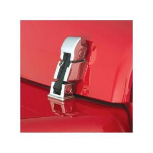 Rampage Products Stainless Steel Rock Runner Billet Hood Catch for 76-95 Jeep CJ-5 CJ-7 CJ-8 Scrambler & Wrangler YJ