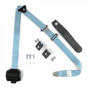 3 Point Seat Belt Retractable Blue 1955-1986 Jeep CJ