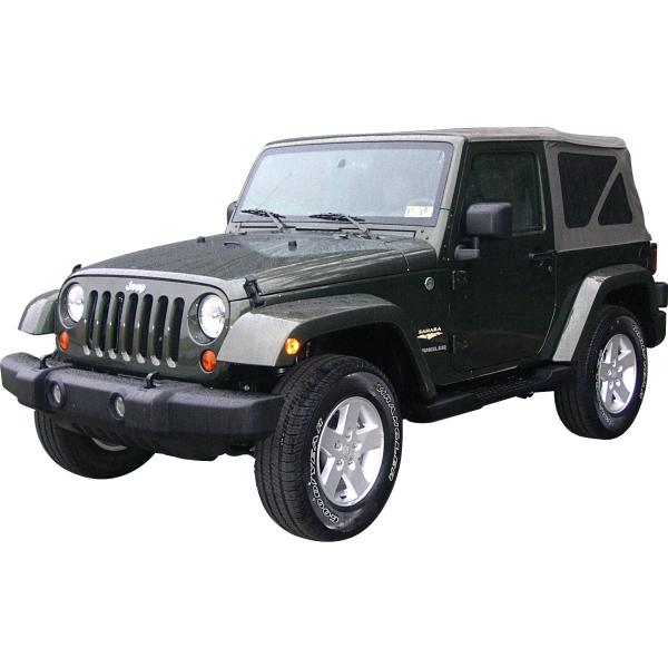 Factory Style Side Steps for Jeep Wrangler JK 2007-2018 2-Door - Image 2