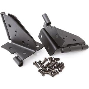 Windshield Hinges in Black for Jeep CJ and Wrangler YJ 1976-1995