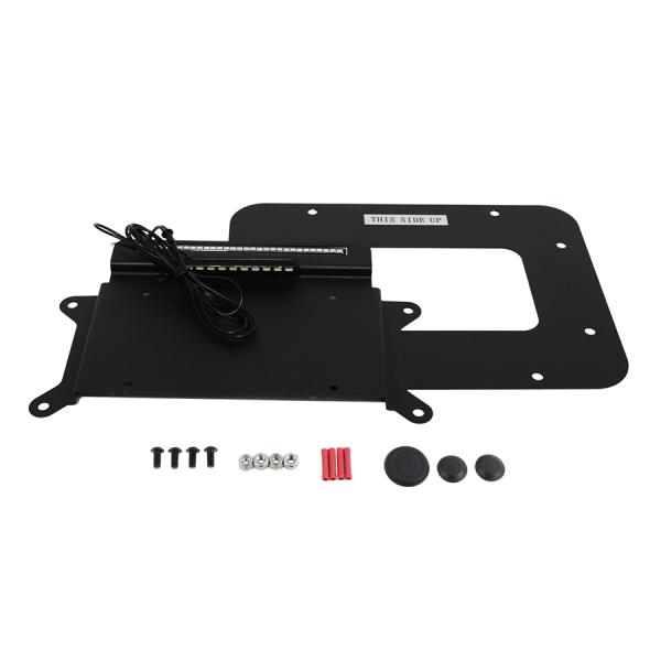 BACKSIDE LIC PLATE MT w/led BK
