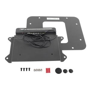 BACKSIDE LIC PLATE W/LED JK AL