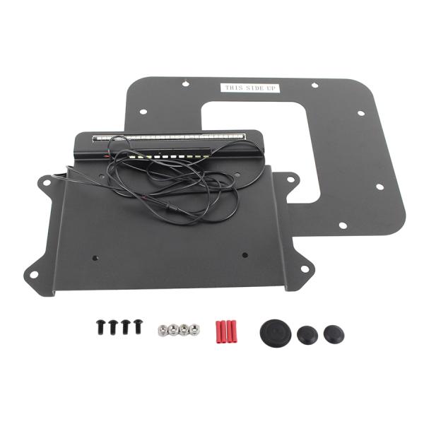 BACKSIDE LIC PLATE W/LED JK AL