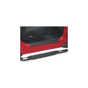 Door Entry Guards Pair Black Plastic  1997-2006 Jeep Wrangler TJ & Wrangler Unlimited TJL
