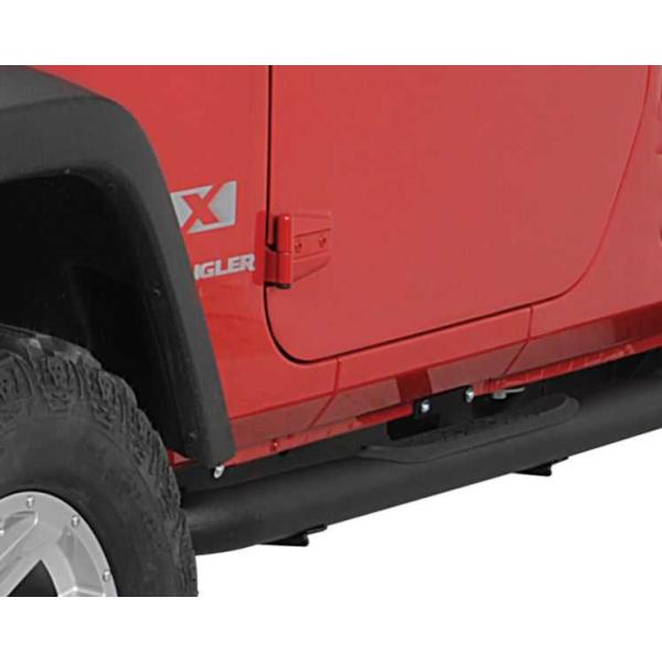 TUBE STEPS, R/RIDGE JK 2DR BLK